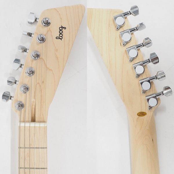 実際に弊社で買取させて頂いた★Loog/ルーグ Pro VI 子供向け 内蔵型ミニエレキギターの画像 3枚目