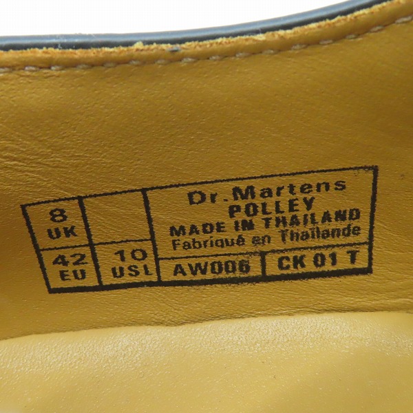 実際に弊社で買取させて頂いたDr.Martens/ドクターマーチン POLLEY T-BAR SHOE/ポリー ティーバー シューズ/AW006/UK8の画像 5枚目