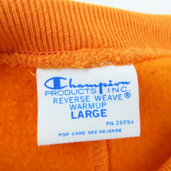 実際に弊社で買取させて頂いたChampion/チャンピオン REVERSE WEAVE/リバースウィーブ スウェット C8-Q029/Lの画像 2枚目