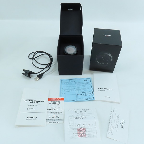 実際に弊社で買取させて頂いたSUUNTO/スント TRAVERSE SAPPHIRE/トラバース サファイア デジタル腕時計 SS022291000の画像 9枚目