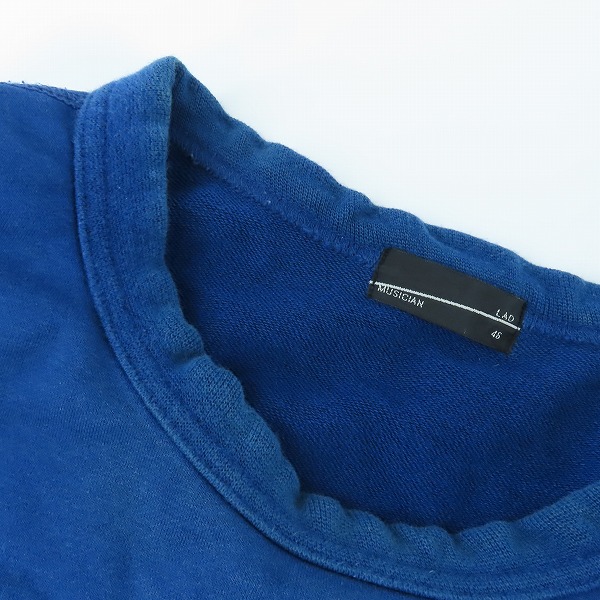 実際に弊社で買取させて頂いたLAD MUSICIAN/ラッドミュージシャン 21SS クルーネック プルオーバースウェット 2121-608/46の画像 7枚目