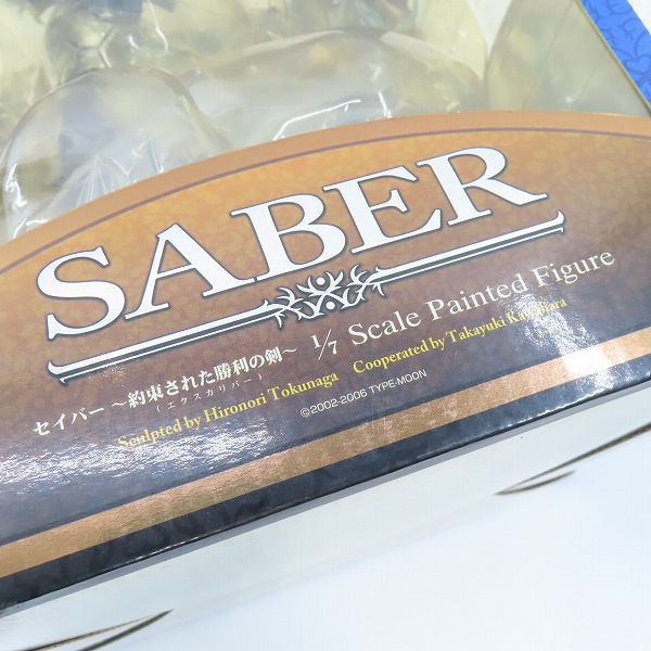 実際に弊社で買取させて頂いた【未開封】グッドスマイルカンパニー Fate/stay night  セイバー アルトリア・ペンドラゴン 約束された勝利の剣 フィギュア 1/7の画像 3枚目