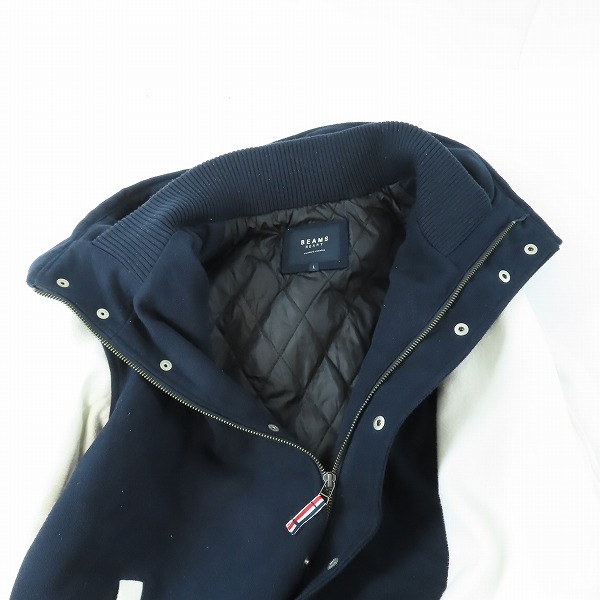 実際に弊社で買取させて頂いたBEAMS HEART/ビームスハート フード付きスタジャン /Lの画像 2枚目