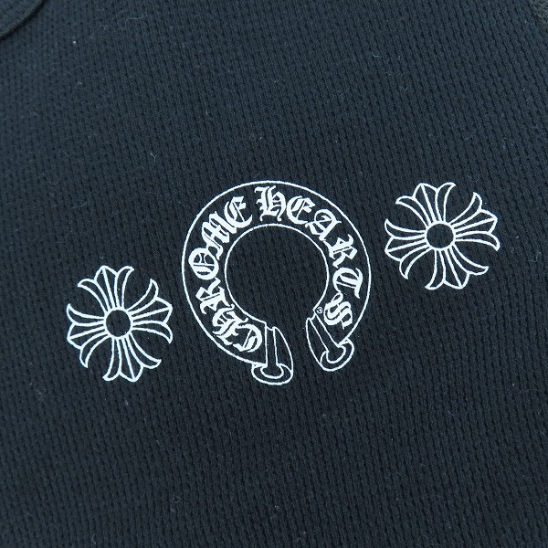 実際に弊社で買取させて頂いた【JPタグ】CHROME HEARTS/クロムハーツ ホースシュー CHプラス プリント サーマル 長袖 カットソー 2212-304-0343/Sの画像 4枚目