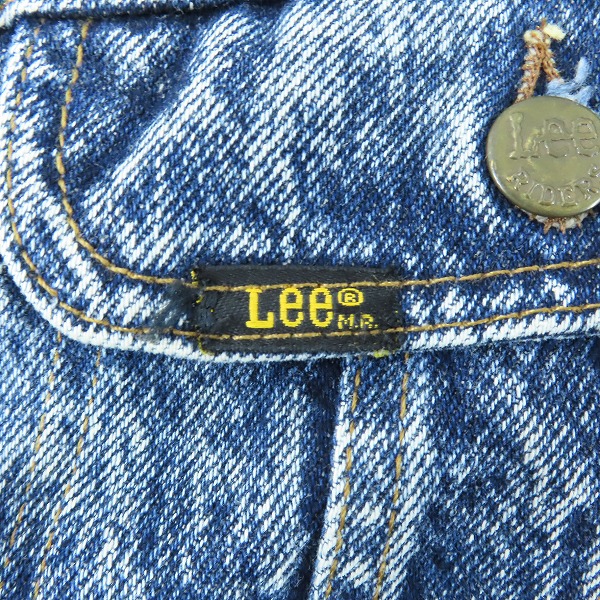 実際に弊社で買取させて頂いたLee/リー ヴィンテージ 80s 220J デニムジャケット 220-8548 /M の画像 4枚目