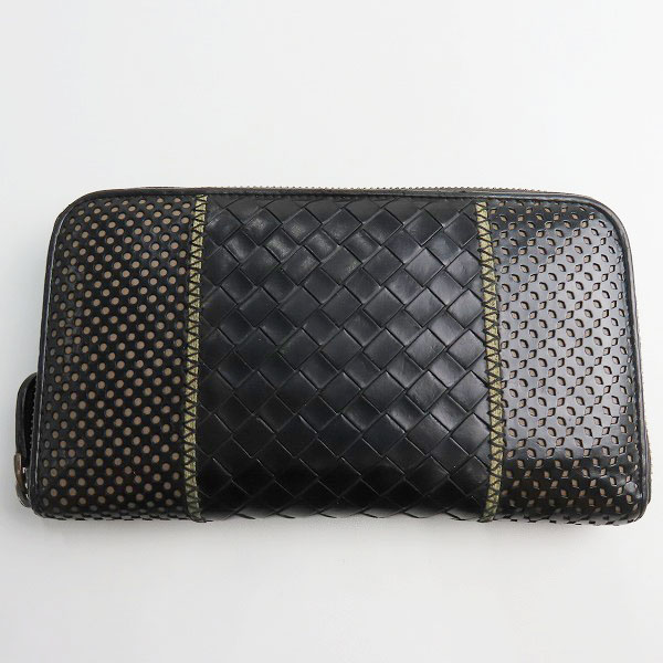 実際に弊社で買取させて頂いたBOTTEGA VENETA/ボッテガヴェネタ イントレチャート レザー 長財布