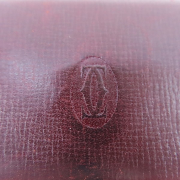 実際に弊社で買取させて頂いたCartier/カルティエ マストライン レザー 二つ折り 財布/ウォレットの画像 3枚目