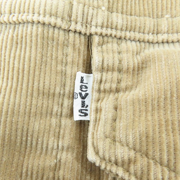 実際に弊社で買取させて頂いたLEVIS/リーバイス スモールe コーデュロイジャケット 1970年代 70505-1523/38の画像 4枚目