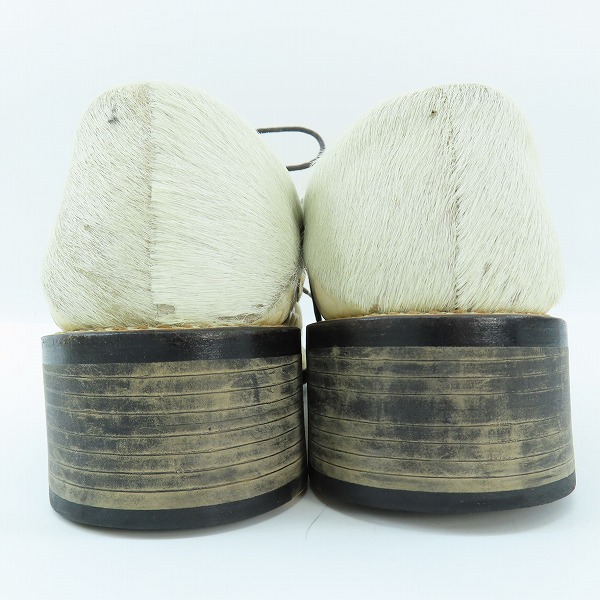 実際に弊社で買取させて頂いたHIROMU TAKAHARA/ヒロムタカハラ 型押し/ハラコ切り替えシューズ 69410035/42の画像 1枚目