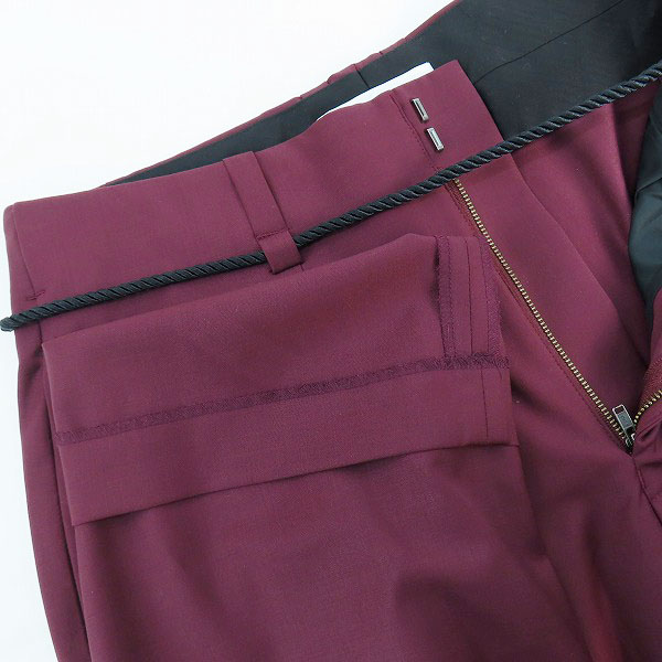 実際に弊社で買取させて頂いたETHOSENS/エトセンス ロープベルト スラックスパンツ ES120-71/2の画像 2枚目