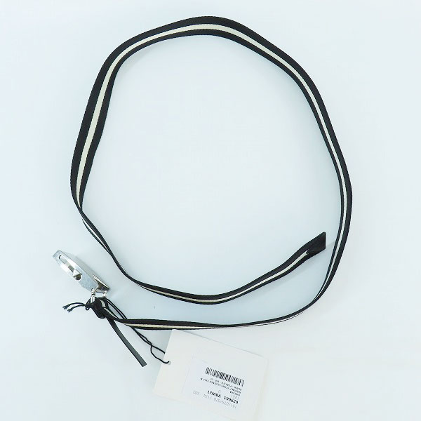 実際に弊社で買取させて頂いた【未使用】BOTTEGA VENETA/ボッテガヴェネタ リボンストラップ ボーダー ライン ベルト 629663 VBWJ1 1221の画像 6枚目