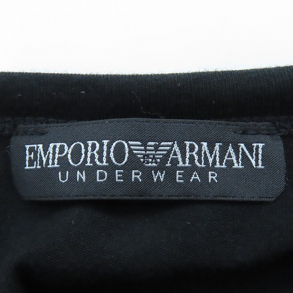 実際に弊社で買取させて頂いたEMPORIO ARMANI/エンポリオアルマーニ ロゴプリント 半袖 Tシャツ/Mの画像 2枚目