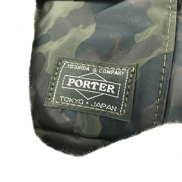 実際に弊社で買取させて頂いたHEADPORTER/ヘッドポーター OLIVEDRAB タンカー 迷彩/カモ ウエストバッグの画像 5枚目
