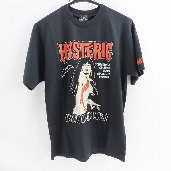 実際に弊社で買取させて頂いた【未使用】HYSTERIC GLAMOUR/ヒステリックグラマー VAMPIRELLA CARNIVAL OF THE DAMNED Tシャツ 02211CT40/S
