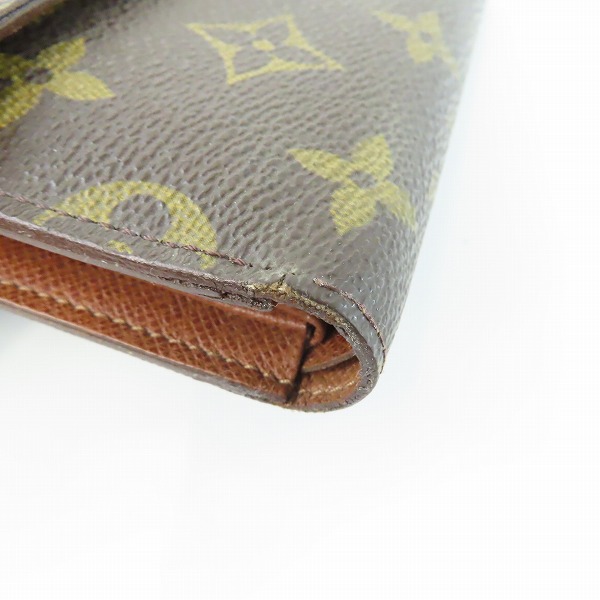 実際に弊社で買取させて頂いたLOUIS VUITTON/ルイ ヴィトン モノグラム ポルトトレゾール エテュイ パピエ 三つ折り財布 M61202の画像 7枚目