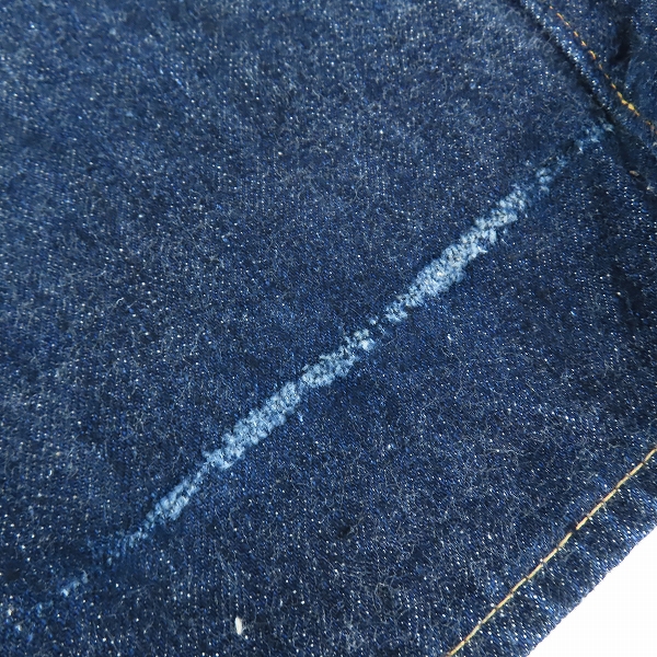 実際に弊社で買取させて頂いたSUGAR CANE/シュガーケーン Lot 1937 USA 13oz. BLUE DENIM WAIST OVERALLS SC41937US/W34L34の画像 9枚目