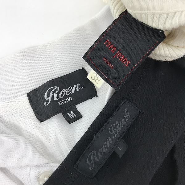 実際に弊社で買取させて頂いた【おまとめ】Roen uomo/Roen black/Roen jeans ロエン Tシャツ/ポロシャツ メンズ/レディースの画像 2枚目
