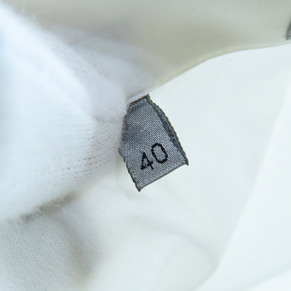 実際に弊社で買取させて頂いた【JPタグ】DIOR HOMME/ディオールオム アトリエロゴライン入り 長袖シャツ 863C563A1223/40の画像 3枚目