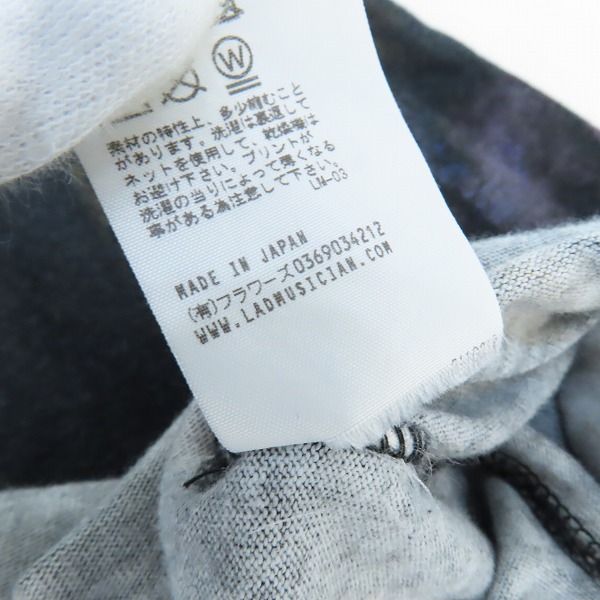 実際に弊社で買取させて頂いたLAD MUSICIAN/ラッドミュージシャン 19SS SUPER BIG T-SHIRT 14/1 T-CLOTH INKJET ANGELS Tシャツ 2119-709の画像 4枚目