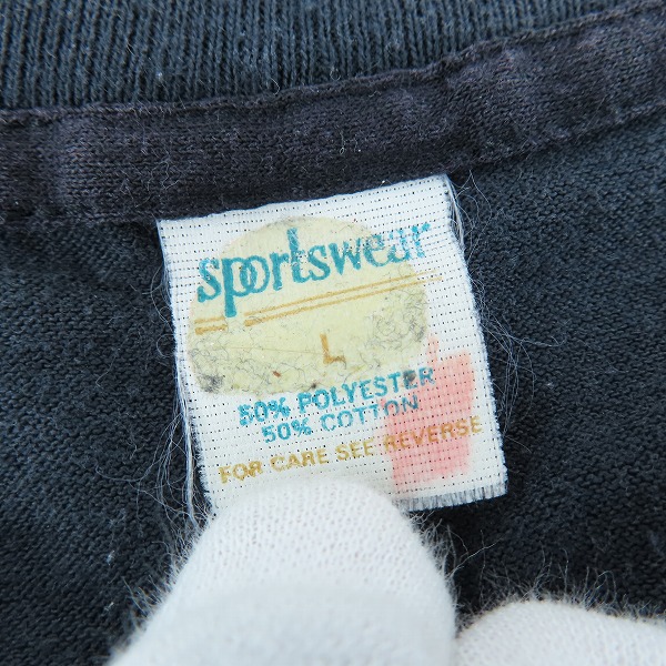 実際に弊社で買取させて頂いたBADLANDS/バッドランズ 80s ヴィンテージ Tシャツ/バンT/Lの画像 2枚目