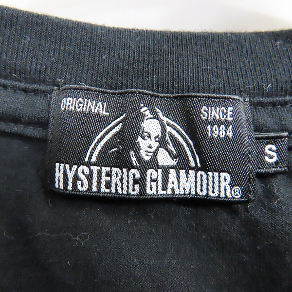 実際に弊社で買取させて頂いたHYSTERIC GLAMOUR×BE@RBRICK/ヒステリックグラマー×ベアブリック BE@R & GIRL'S FACE 2020 Tシャツ 02202CT21/Sの画像 2枚目