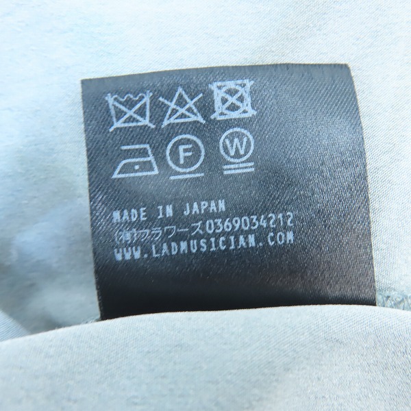実際に弊社で買取させて頂いたLAD MUSICIAN/ラッドミュージシャン 22SS BIG SHIRT/フラワープリントビッグシャツ 2122-113/42の画像 4枚目