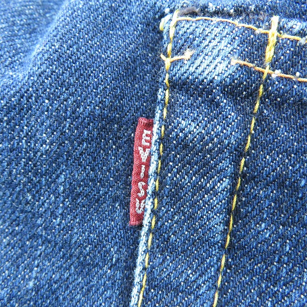 実際に弊社で買取させて頂いたEVISU/エヴィス Lot.2000 No.2 いちご耳 デニムパンツ 38×35の画像 6枚目