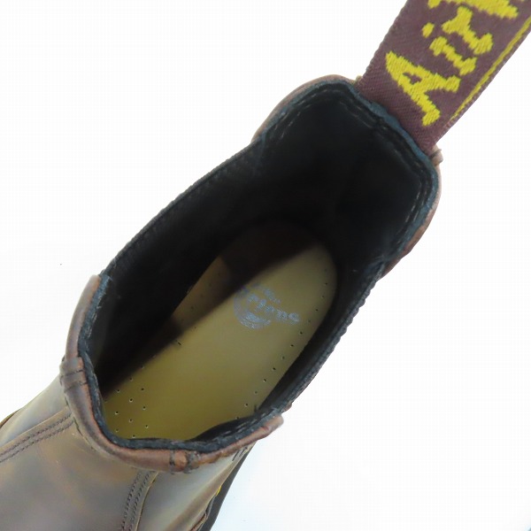 実際に弊社で買取させて頂いた【未使用】Dr.Martens/ドクターマーチン Chestnut Brown Waxed Chelsea Boot チェルシーブーツ 2976/UK8の画像 4枚目