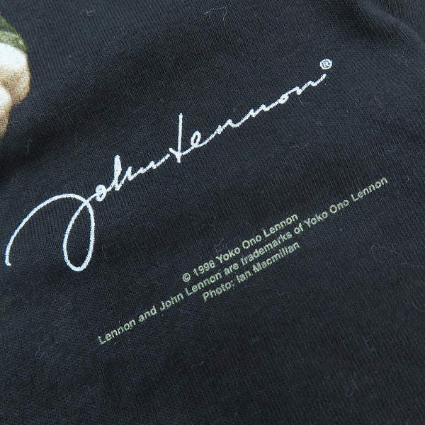 実際に弊社で買取させて頂いたCRONIES社 98年 ヴィンテージ JOHN LENNON/ジョンレノン REVOLUTION Tシャツ /Lの画像 6枚目