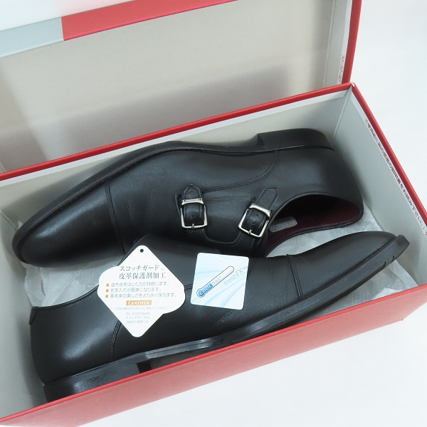 実際に弊社で買取させて頂いたREGAL/リーガル ダブルモンクストラップシューズ/144S/25の画像 8枚目