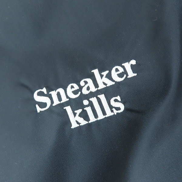 実際に弊社で買取させて頂いた(1)【未使用】FR2 × SNKRDUNK/エフアールツー × スニーカーダンク Angel Coach Jacket Black FRC2905/Mの画像 4枚目