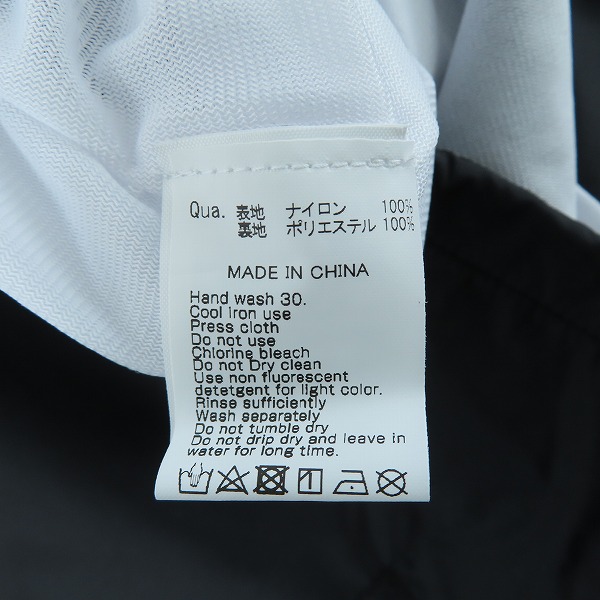 実際に弊社で買取させて頂いた(2)【未使用】FR2 × SNKRDUNK/エフアールツー × スニーカーダンク Angel Coach Jacket Black FRC2905/Mの画像 6枚目