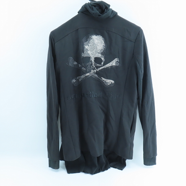 実際に弊社で買取させて頂いたRoen×semantic design/ロエン×セマンティックデザイン バックメタルスカル カーディガン/Lの画像 1枚目