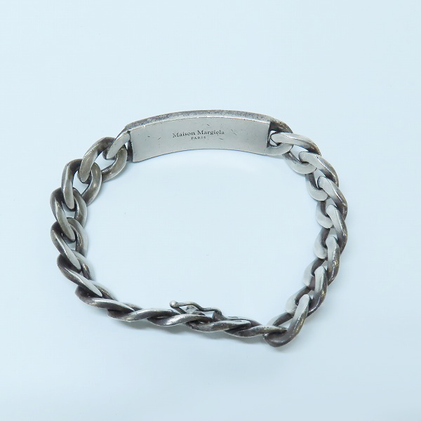 実際に弊社で買取させて頂いたMartin Margiela/マルタンマルジェラ IDブレスレット シルバー SI8UY0004の画像 5枚目