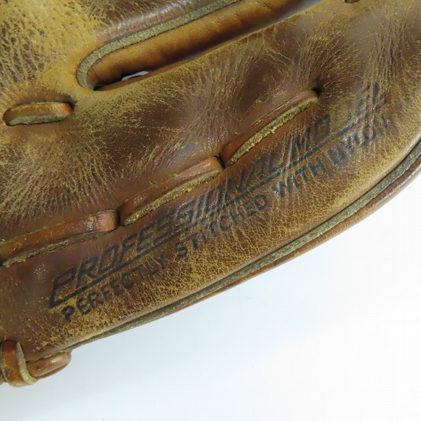 実際に弊社で買取させて頂いたMizuno/ミズノ Multi Hinge ワールドウィン GPT-3 硬式 投手 右投げ用 グローブの画像 6枚目