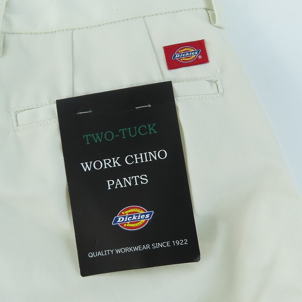 実際に弊社で買取させて頂いた【未使用】Dickies/ディッキーズ ツータックチノパンツ 2878-2311/30inchの画像 6枚目