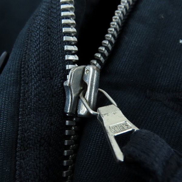実際に弊社で買取させて頂いたWTAPS/ダブルタップス 14AW N-1 JACKET エヌワン デッキ ジャケット ネイビー 142GWDT-JKM02/2の画像 8枚目
