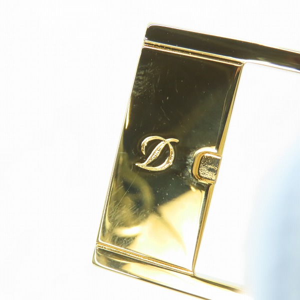 実際に弊社で買取させて頂いたS.T.Dupont/デュポン レザーベルトの画像 4枚目