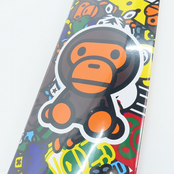 実際に弊社で買取させて頂いた【未開封】BAPE KIDS/アベイシングエイプ MILO マイロ スケートボード デッキの画像 3枚目