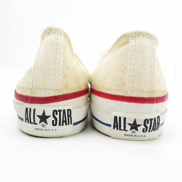 実際に弊社で買取させて頂いたCONVERSE/コンバース 80s ALL STAR/オールスター ローカット ホワイト/7の画像 1枚目