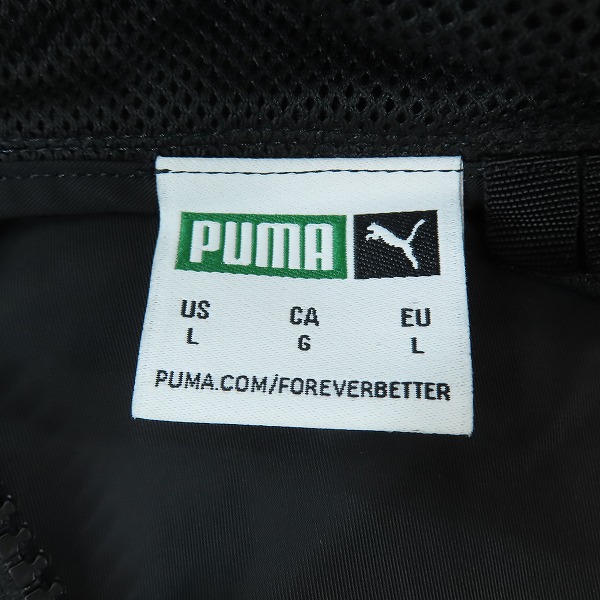 実際に弊社で買取させて頂いたPUMA/プーマ ウィンドブレーカー/プルオーバーパーカー 1997 FOOTBALL TOGETHER ブラック 538364-01/Lの画像 2枚目