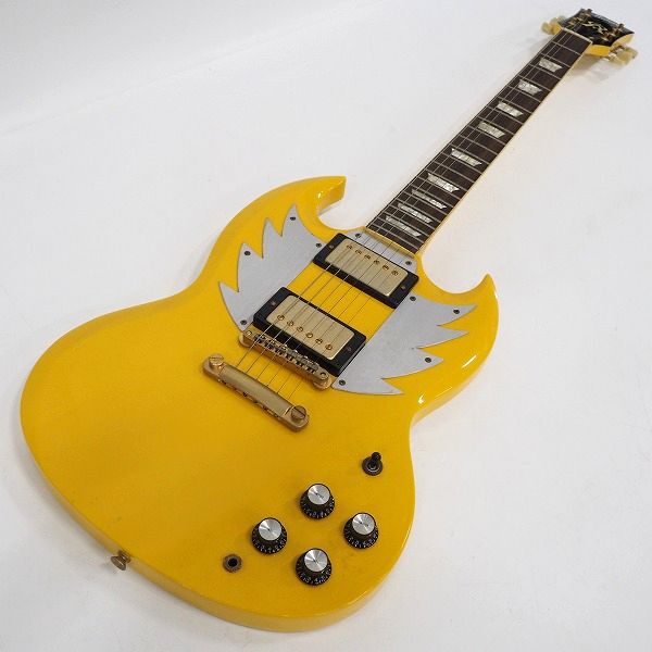 実際に弊社で買取させて頂いた★【難有り】Burny/バーニーSG-90P AURA 竜巻 PIEモデル エレキギター