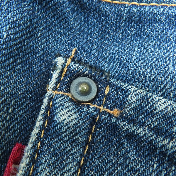 実際に弊社で買取させて頂いたEVISU/エヴィス ダブルニー 道楽 デニムパンツ 2513/29の画像 8枚目