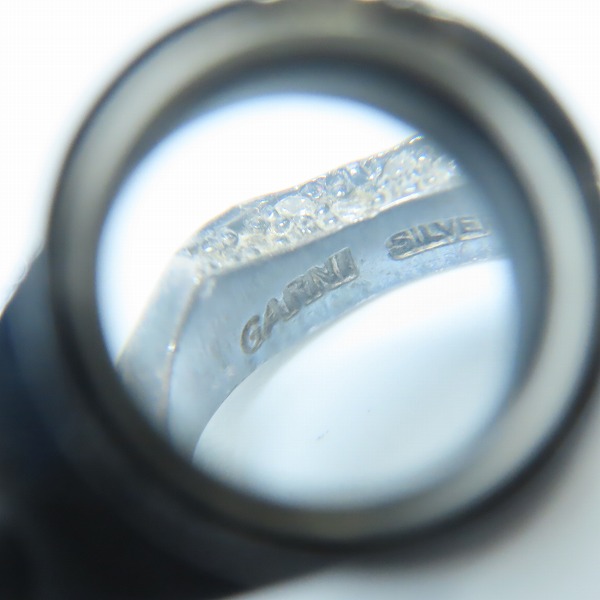 実際に弊社で買取させて頂いたGARNI/ガルニ シルバー リング/指輪 9号の画像 6枚目