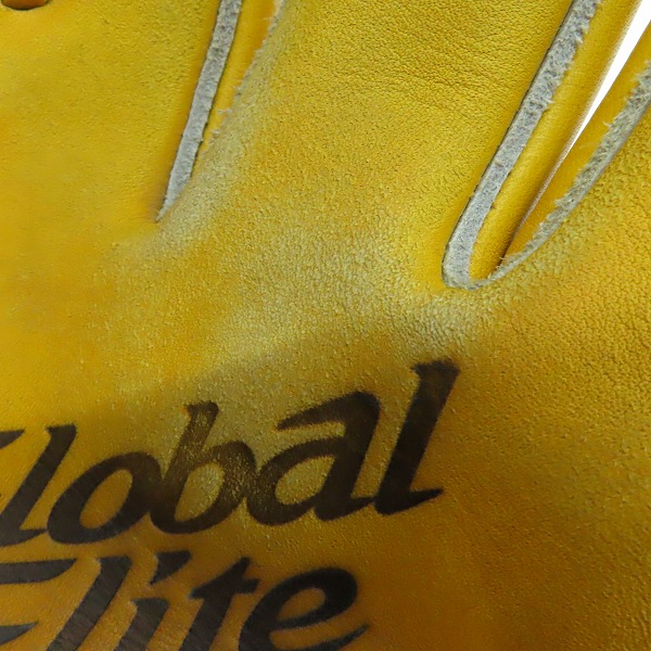 実際に弊社で買取させて頂いたmizuno/ミズノ オーダー グローバルエリート 軟式 投手 右投げ用 グローブの画像 9枚目