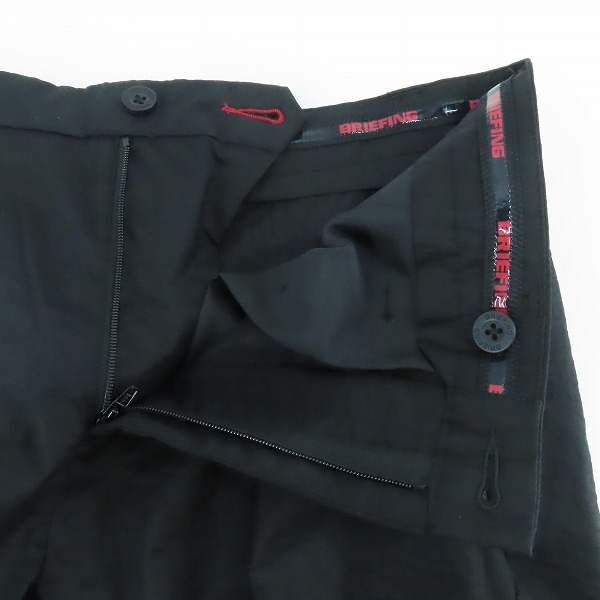 実際に弊社で買取させて頂いた【未使用】BRIEFING/ブリーフィング ゴルフウェア MENS NYLON JOGGER PANTS ジョガーパンツ ブラック BRG241M41 Mの画像 4枚目