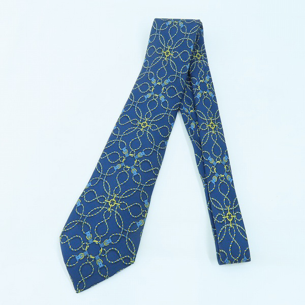実際に弊社で買取させて頂いたHERMES/エルメス シルクネクタイ 総柄