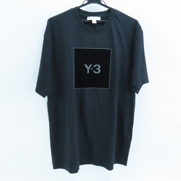 実際に弊社で買取させて頂いたY-3/ワイスリー U SQUARE LOGO SS TEE/Tシャツ HB3332/L
