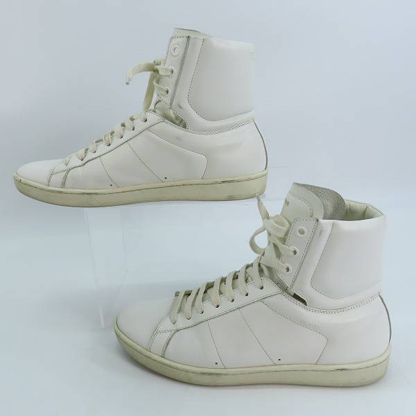 実際に弊社で買取させて頂いたSAINT LAURENT PARIS/サンローラン ハイカットスニーカー 315486/39.5の画像 3枚目