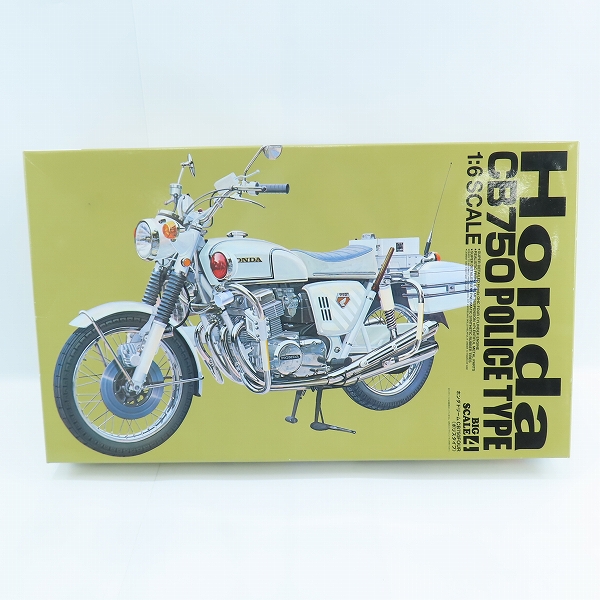 実際に弊社で買取させて頂いた【未組み立て/パーツ欠品】TAMIYA/タミヤ 1/6 HONDA CB750 POLICE TYPE/ポリスタイプ プラモデル
